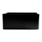 Alfi Brand Black Matte Smooth Apron 24" x 18" Single Bowl Fireclay Farm Sink ABF2418-BM - alternate 9